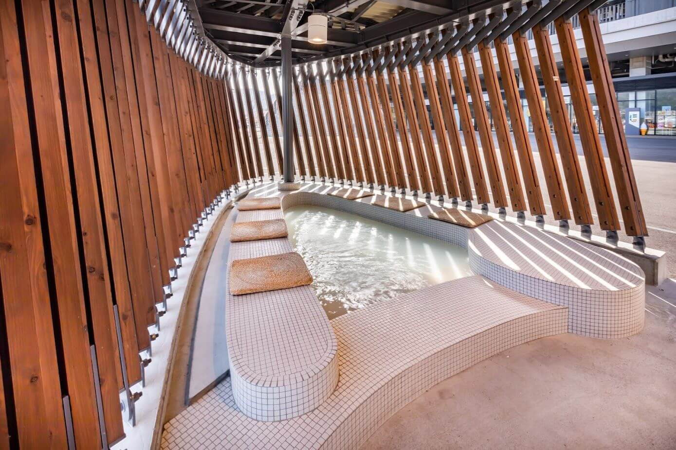 Foot bath in Kameoka Japan