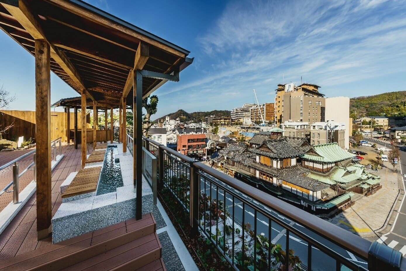 Picture of the main baths of Dogo Onsen Sky Walkway in Ehime, Shikoku