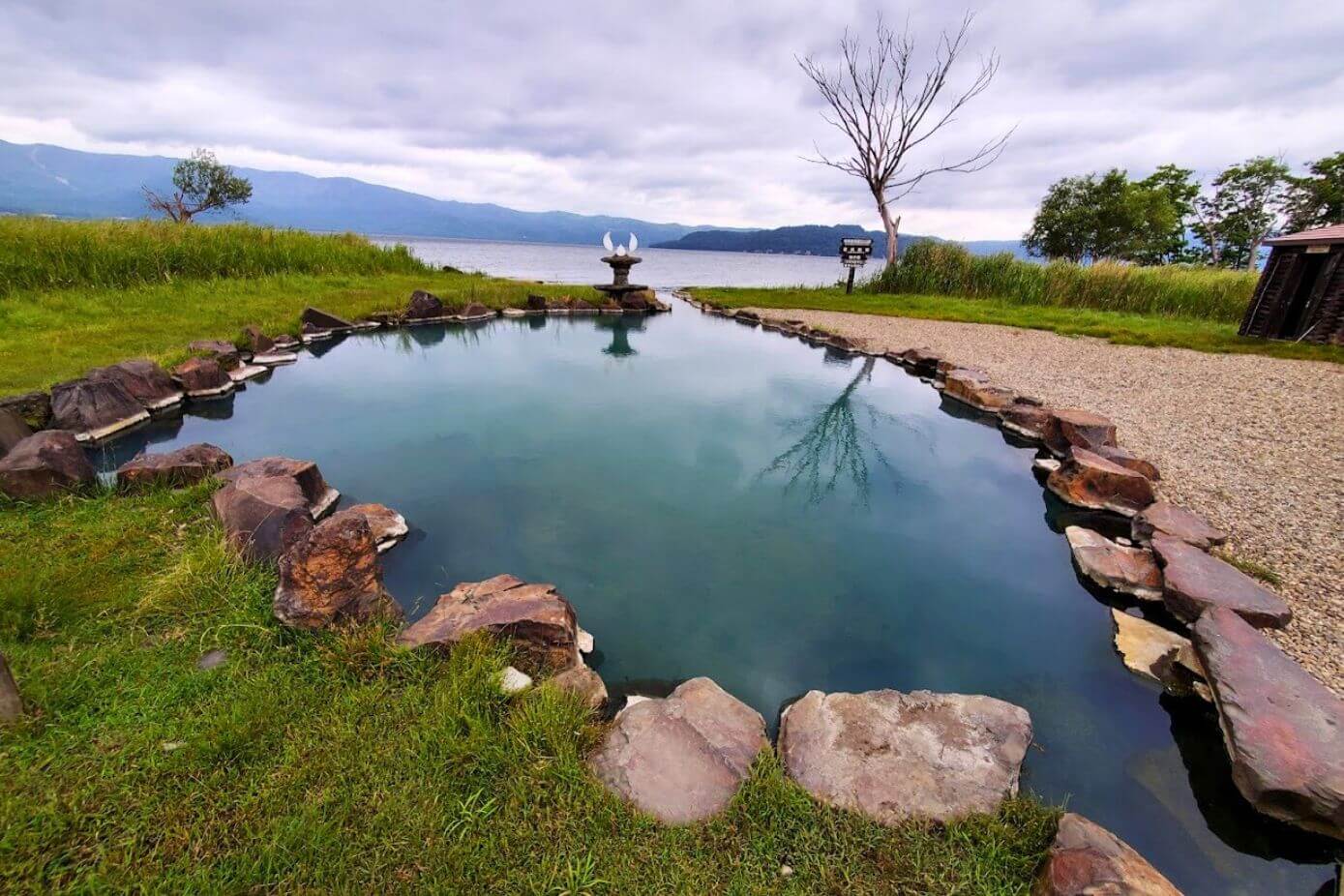 Picture of the main baths of Ikenoyu Onsen in Hokkaido, Hokkaido